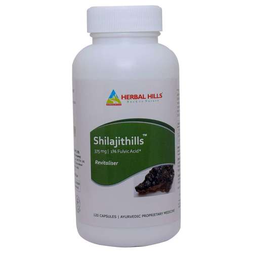 Ayurvedic Medicines for Strength and Stamina - Shilajit 120 Capsule