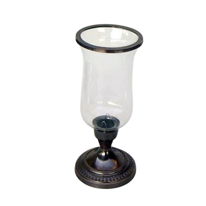 Antique Candle Holder Chimney Glass