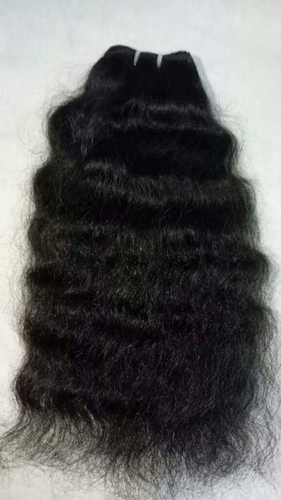 3head Machine Weft Hair Extensions - 100 Grams, 18 Inch Length | Unprocessed Remy Human Hair, Black Color, Natural Look, No Shedding or Tangles
