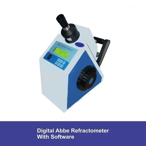 Digital abbe refractometer with softwere