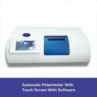 Automatic polarimeter with touch screen with softwere