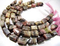 Natural Pink Opal Tumbled Plain Smooth Nugget Shape Beads.