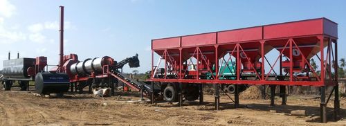 Commercial Mobile Asphalt Drum Mix Plants