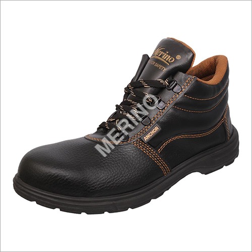 Black Merino Anchor Series Safety Shoes