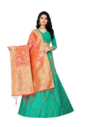 Available In 4 Colors Designer Lehenga