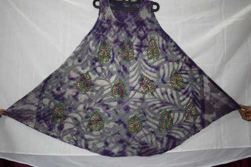 Patchwork Umbrella Dress