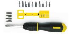 10PC Ratcheting Multi Bit Screwdriver