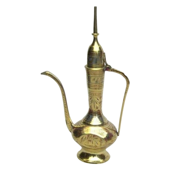 Vintage Brass Aftaba Etched