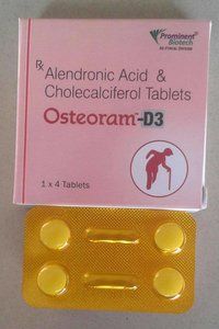 ALENDRONIC ACID 70 MG + Cholecalciferol 70 mcg. (equl. To 2800 IU Vit. D3)