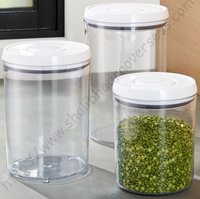 Plastic Jars - Medium Sized Round, Rigid Pet Material, Various Colors Available | Water & Chemical Resistant, Reusable & Recyclable, Fine Finish For Optimal Storage