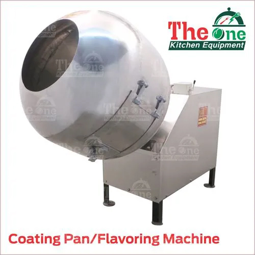 Coating Pan - Stainless Steel, 41x23x36 Inch , Semi-Automatic, Polished Finish, Electric Power, Ideal for Food Processing