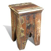 Reclaimed Wood Antique Stools