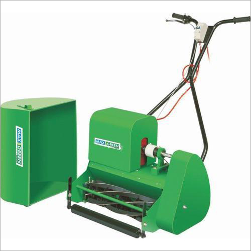 Green Electric Cylinder Type Lawn Mower