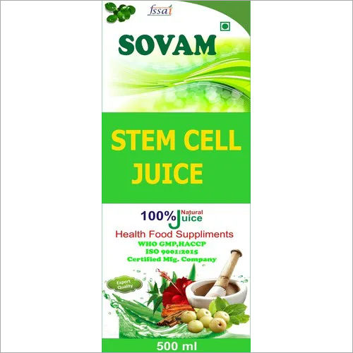 Stem Cell Juice Ingredients: Herbal Extract