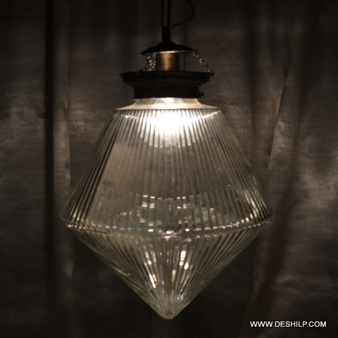 Facetglow Glass Ornament - Color: Transparent