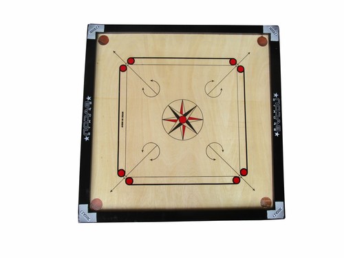 Carrom Board - Durable Wood Standard Size | Ideal for Games Parks Fun for 2-4 Children