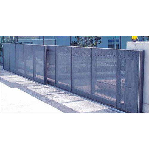 Iron Front Sliding Folding Telescopic Gate