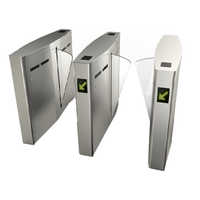 Stainless Steel Flap Barriers - Color: Grey