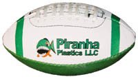 Mini American Football - Pu Leather, Mini Size, Brown With White Laces | 2-ply, Pebbled Non-slip Grip, Machine Stitched, Customizable