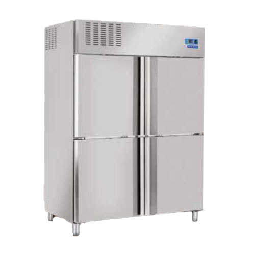 4 Door Reach In Chiller & Freezer - Color: White