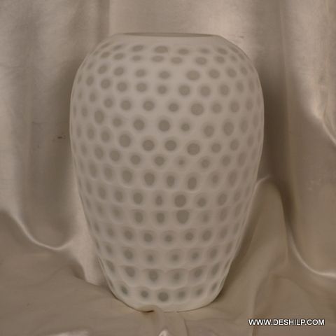 White Color Decor Flower Vase