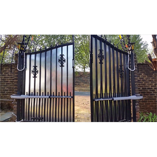 Black Aluminum Security Gate