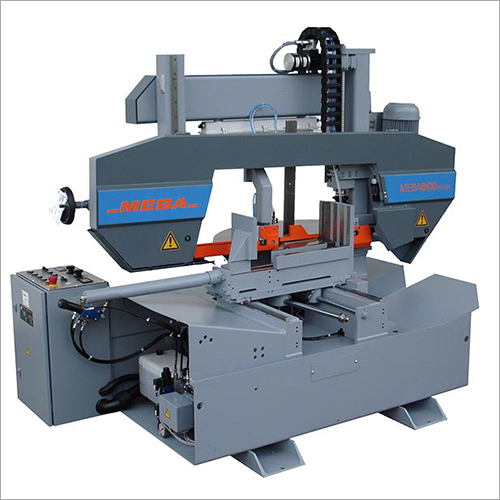 Mitre Cutting Bandsaw Machine - Double Mitre-Cut, 335mm to 500mm Cutting Capacity | Semi-Automatic Operation, Industrial Use, Electric Power Source