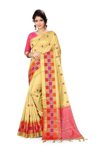 5 Colors Available Ladies Sarees