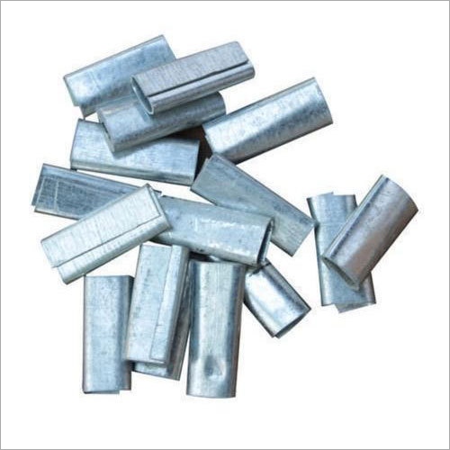 Box Packing Strap Clips - Stainless Steel, Customizable Size, Silver Finish | Corrosion Resistant, Secure Packaging Solution