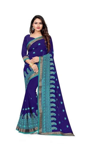 4 Colors Available 400Gms Fabric Sarees