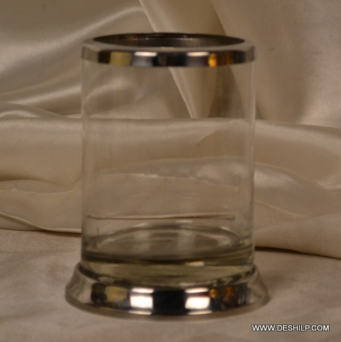 T Light Candle Holder With Metal Lid