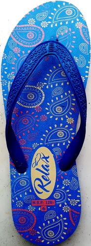 RL-24 - Rubber, Size 6 | Comfortable Red Color Flip Flop for Girls and Ladies with Durable Rubber Strips