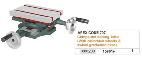 Compound Sliding Table - With Calibrated Wheels