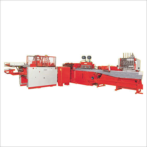 6 Head Saddle Stitcher With 3- Knife Trimmer & Auto Feeder