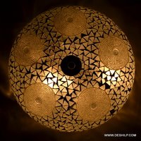 Decorated Glass Wall Ceiling Light
