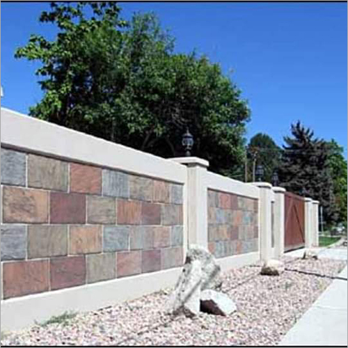 Available In All Color Garden Sandstone Boundary Wall