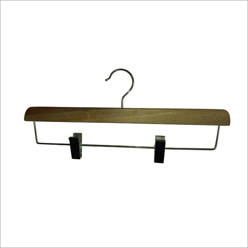 Garment Straight Wooden Clip Hanger