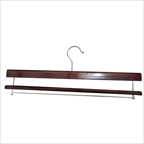 Garment Wooden Felted Trouser Bar Hanger