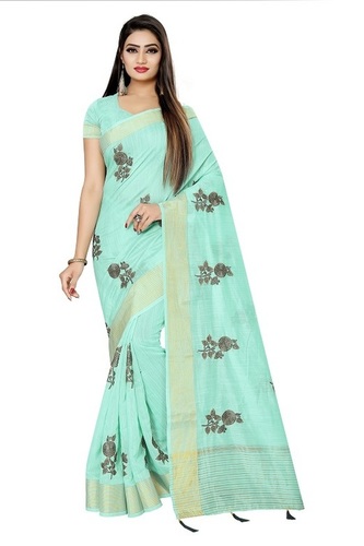 5 Light Blue Party Wear Sarees