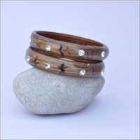 Stone Glass Bangle