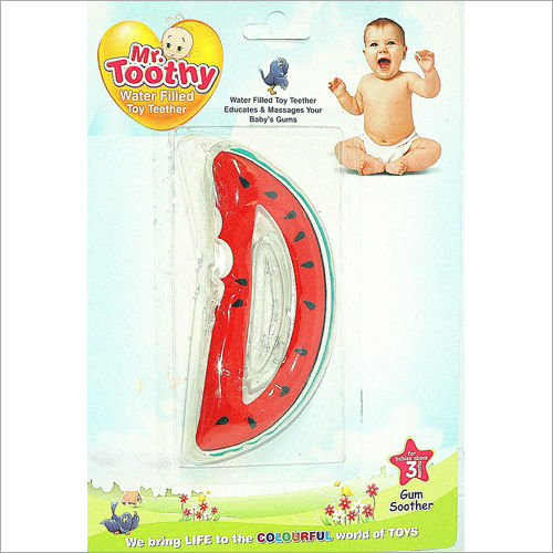 PVC Water Filled Watermelon Shape Teether