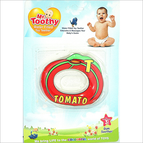 PVC Water Filled Tomato Shape Teether