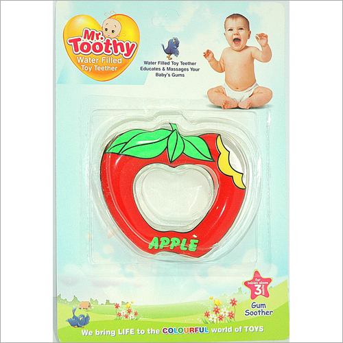 PVC Water Filled Apple Shape Teether