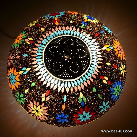 Multi Mosaic Wall Ceiling Light