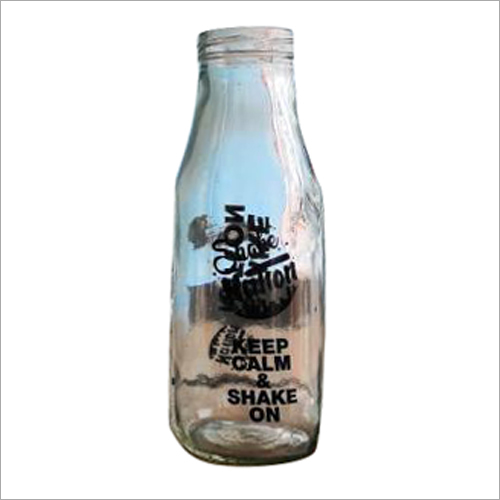 Juice Glass Bottle - Transparent Rigid Glass, Customized Sizes and Thickness, Food Grade Non-Toxic Design, Shock Resistant