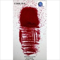 Wall Texture used Red Mica sand and quartz color coated Silica Sand special with acrylic  resin
