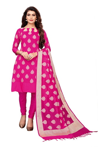 Multi Heavy Party Wear Banarasi Suit