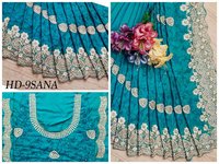 Embroidery Silk Saree
