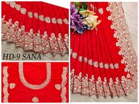 Embroidered Saree