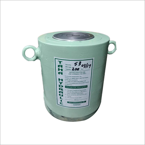 Single Acting Hydraulic Jack With Plan Ram And Spring Return